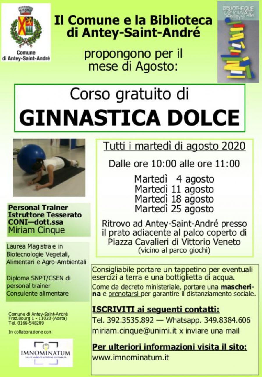 2020/08/04 GINNASTICA DOLCE